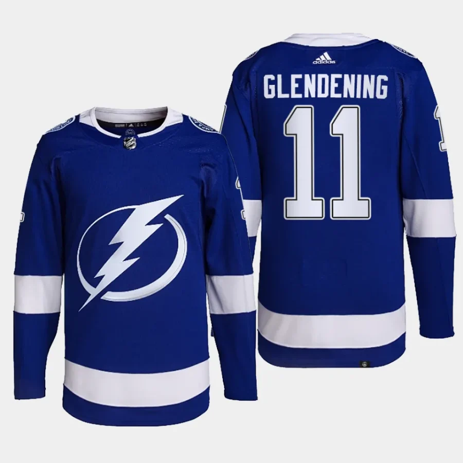 men lightning luke glendening primegreen home authentic pro blue jersey