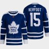 men maple leafs alexander kerfoot 2022 authentic primegreen reverse retro 2.0 blue jersey