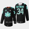 men maple leafs auston matthews warmup sweater indigenous celebration game 2023 black jersey