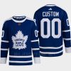 men maple leafs custom 2022 authentic primegreen reverse retro 2.0 blue jersey