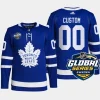 men maple leafs custom authentic 2023 nhl global series sweden royal jersey