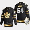 men maple leafs david kampf 2022 golden edition the king borje patch black jersey