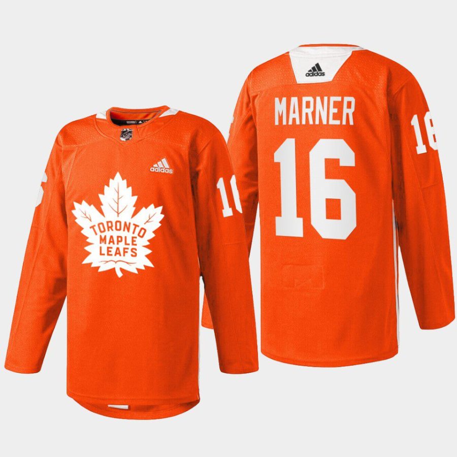 men maple leafs mitch marner 2022 warmup every child matters orange jersey