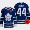 men maple leafs morgan rielly 2022 lest we forget canadian remembrance day retro blue jersey