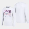 men new york rangers retro graphic white long sleeve crew t shirt