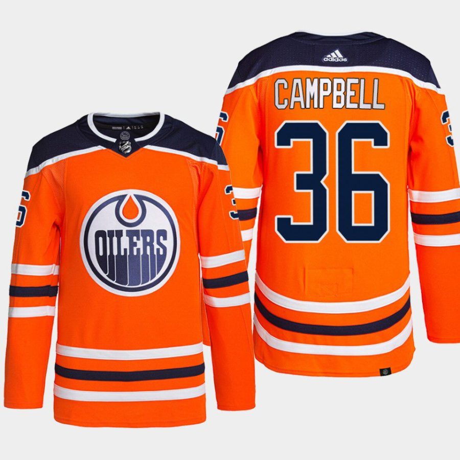 men oilers jack campbell 2022 home primegreen authentic orange jersey