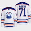 men oilers ryan mcleod 2022 23 away primegreen authentic white jersey