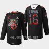 men panthers aleksander barkov 2023 warmup black history night black jersey