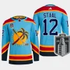 men panthers eric staal reverse retro 2023 stanley cup final authentic blue jersey