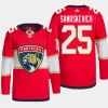 men panthers mackie samoskevich primegreen home authentic pro red jersey