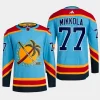 men panthers niko mikkola authentic pro reverse retro 2.0 primegreen blue jersey