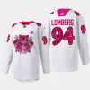 men panthers ryan lomberg 2023 limited pink in the rink white jersey