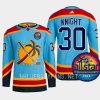 men panthers spencer knight reverse retro 2023 all star patch blue jersey