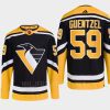 men penguins jake guentzel 2022 authentic primegreen reverse retro 2.0 black jersey