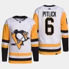 men penguins rem pitlick primegreen away authentic pro white jersey 0