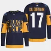 men predators alex galchenyuk authentic pro 2022 stadium series navy jersey