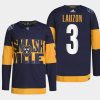 men predators jeremy lauzon authentic 2022 stadium series navy jersey