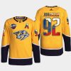 men predators ryan johansen czech republic challenge 2022 nhl global series gold jersey