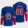 men rangers custom 2022 authentic primegreen reverse retro 2.0 blue jersey