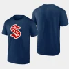 men seattle kraken 2024 nhl winter classic navy primary logo t shirt