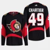 men senators rourke chartier primegreen reverse retro 2.0 authentic pro black jersey