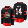 men senators tyler motte breakaway player home black jersey