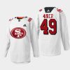 men sharks 2022 specialty warm up 49er mash up white jersey