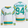 men sharks alexander barabanov 2022 authentic primegreen reverse retro 2.0 white jersey