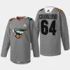 men sharks mikael granlund dragon 2024 lunar new year gray jersey