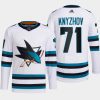 men sharks nikolai knyzhov 2022 23 primegreen authentic away white jersey