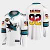 men sharks rudolfs balcers germany challenge 2022 nhl global series white jersey