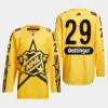 men stars jake oettinger drew house 2024 nhl all star game primegreen authentic yellow jersey