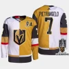 men vgk alex pietrangelo split 2023 stanley cup champions authentic white gold jersey