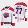 montreal canadiens kirby dach away 2022 breakaway player jersey white