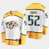 nashville predators cal foote away breakaway player jersey white