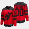 new jersey devils custom 2024 nhl stadium series breakaway player jersey red