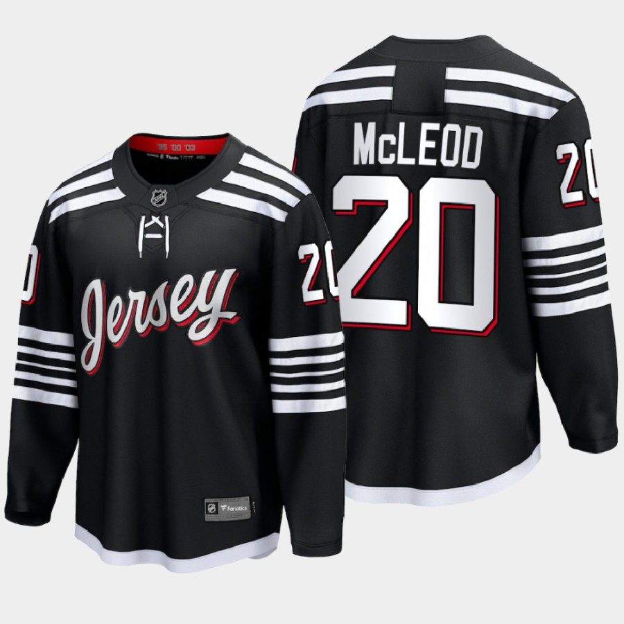 new jersey devils michael mcleod alternate 2022 premier jersey black