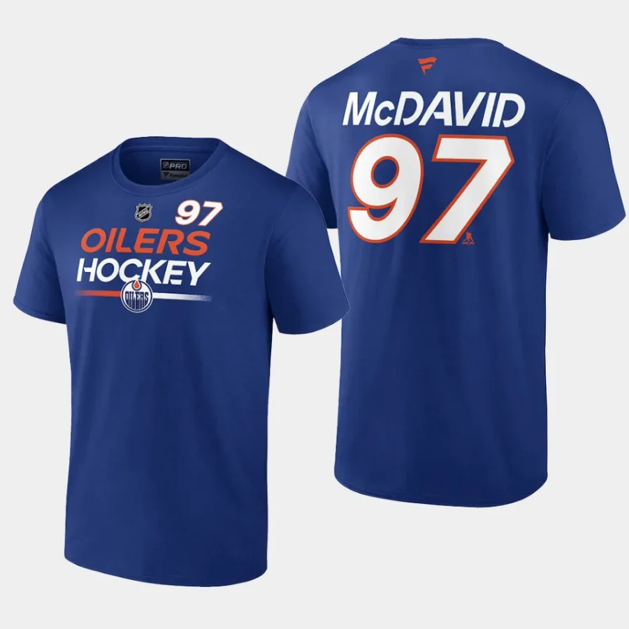 oilers connor mcdavid royal name number authentic pro prime t shirt