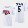 panthers aaron ekblad white 2023 stanley cup final t shirt