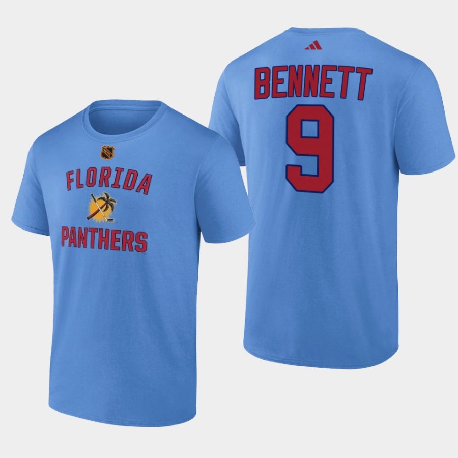 panthers sam bennett red reverse retro 2.0 wheelhouse t shirt