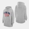 panthers women gray filigree logo pullover g iii 4her by carl banks hoodie