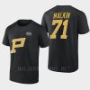 penguins evgeni malkin blackprimary logo 2023 nhl winter classic t shirt