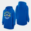 sabres women royal city graphic fleece pullover hoodie