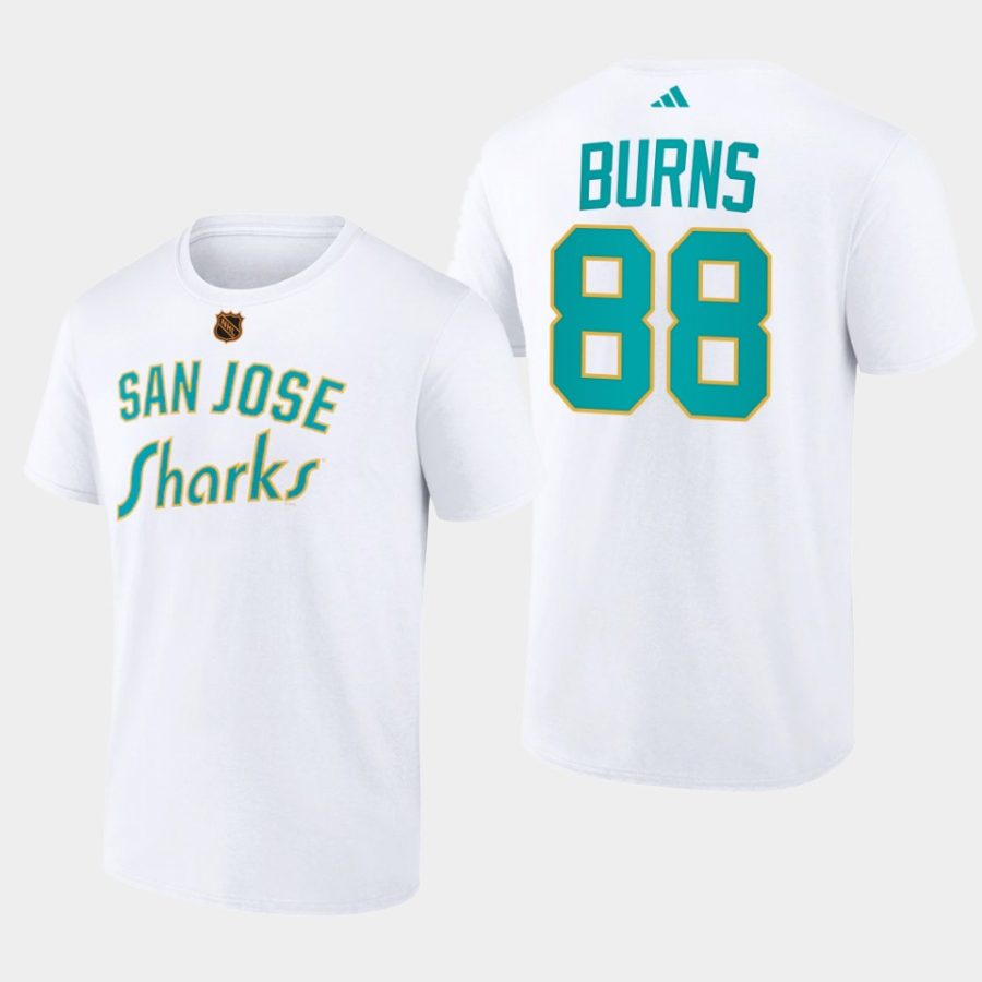 sharks brent burns white wheelhouse reverse retro 2.0 t shirt