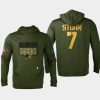 sharks nico sturm olive 2022 salute to service levelwear hoodie