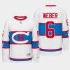 shea weber canadiens white winter classic 2016 throwback jersey