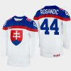 slovakia hockey mislav rosandic 2022 iihf world championship home jersey white