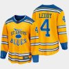 st. louis blues nick leddy special edition 2.0 2022 breakaway retro jersey yellow