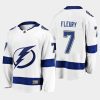 tampa bay lightning haydn fleury away breakaway player jersey white