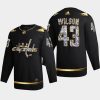 tom wilson capitals black 2022 stanley cup playoffs diamond edition authentic jersey